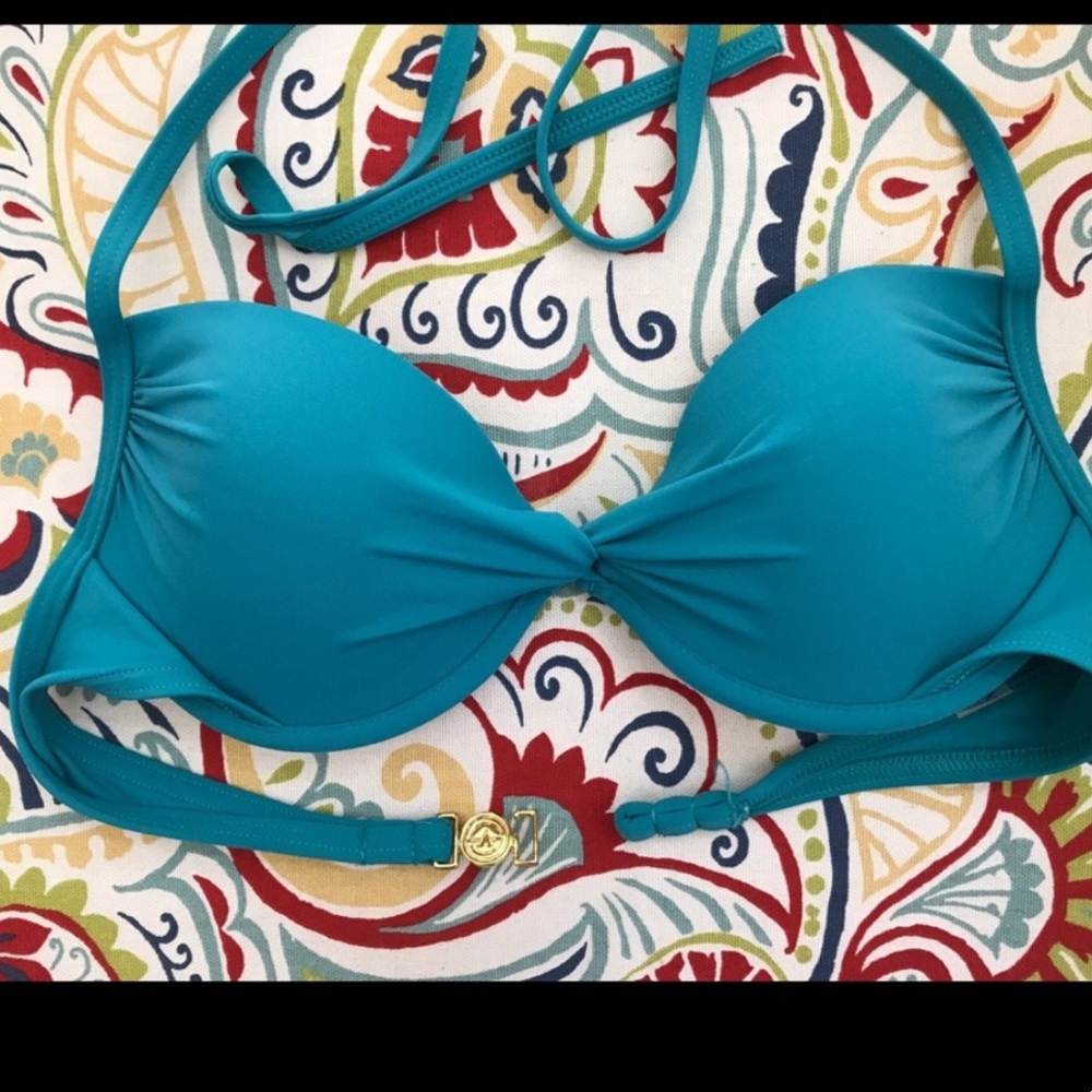 Teal push-up Victoria’s Secret bikini top